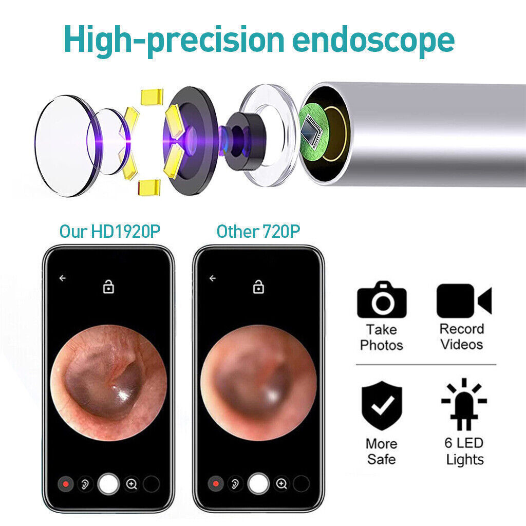 Wireless Ear Wax Removal Tool With Camera