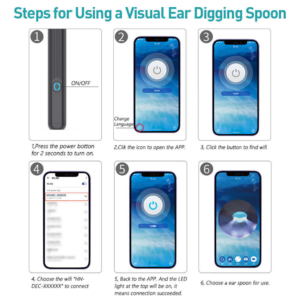 Wireless Ear Wax Removal Tool With Camera