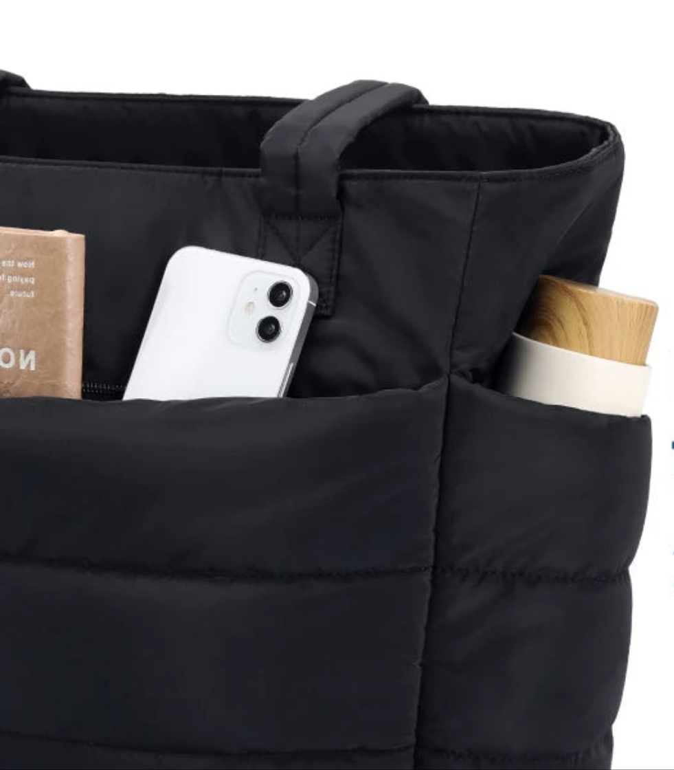 Loom Puffy Tote Bag