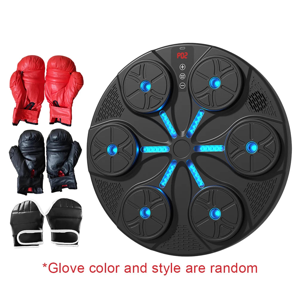 Bluetooth Boxing Trainer – Wall-Mounted Punch Target with Music