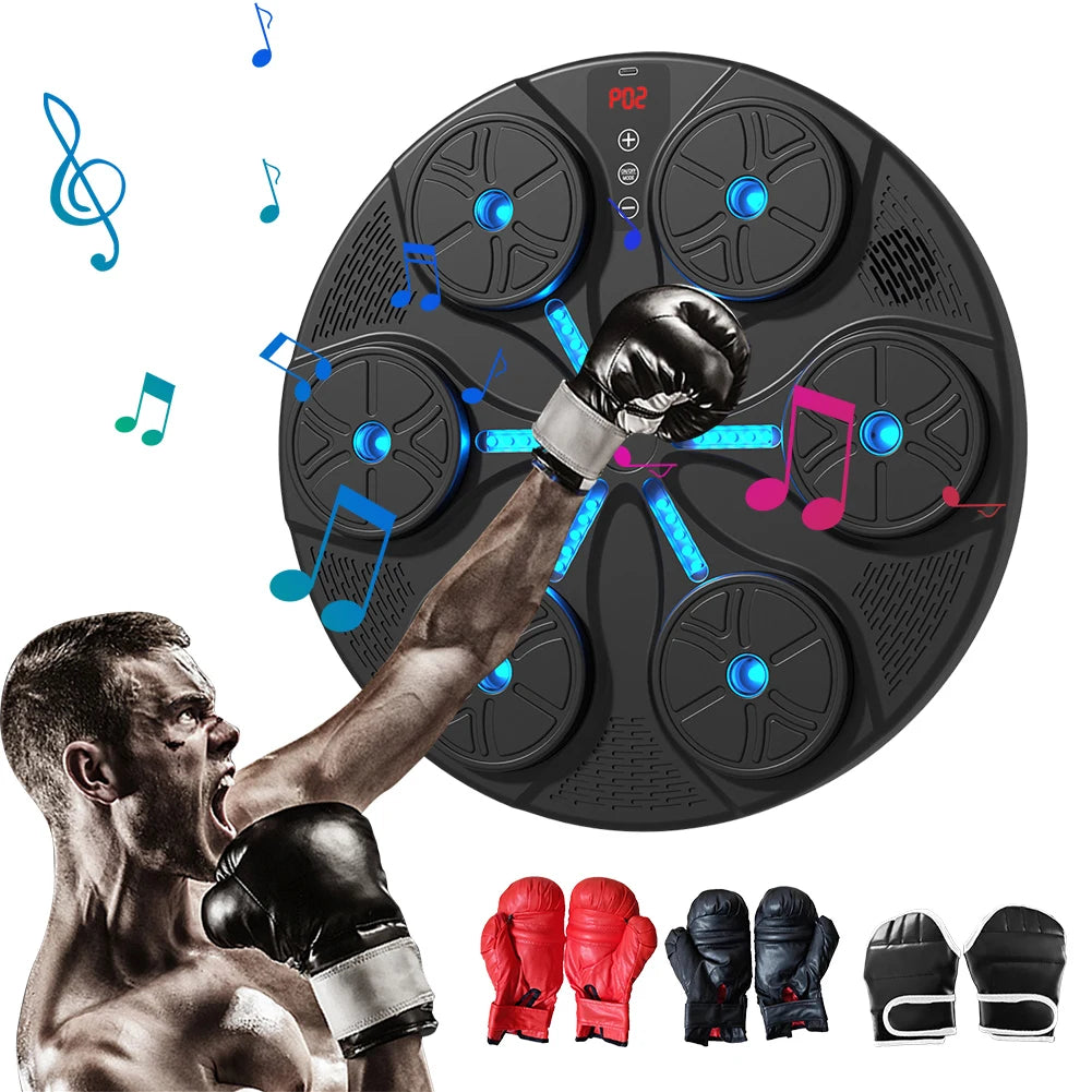 Bluetooth Boxing Trainer – Wall-Mounted Punch Target with Music