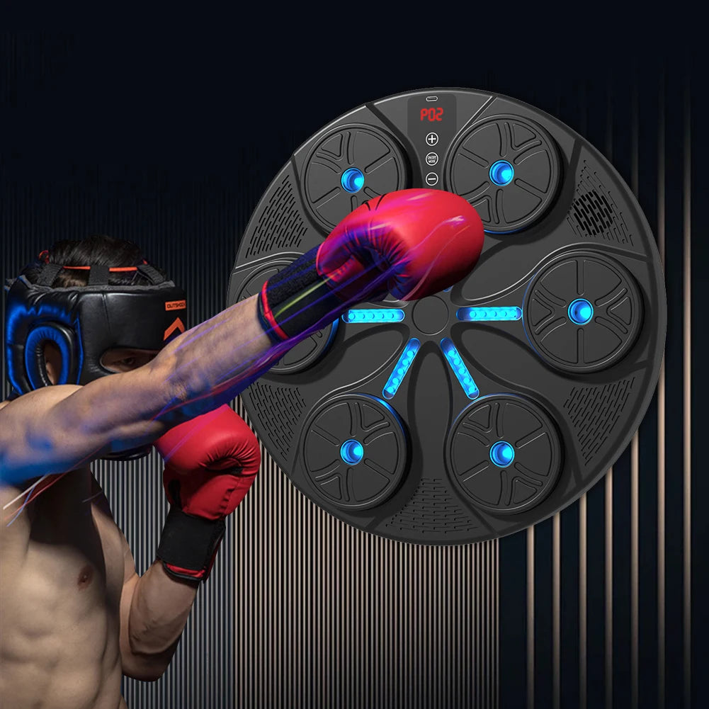 Bluetooth Boxing Trainer – Wall-Mounted Punch Target with Music
