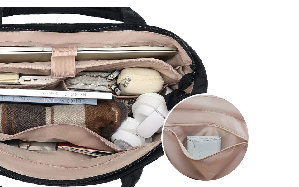 Loom Puffy Tote Bag