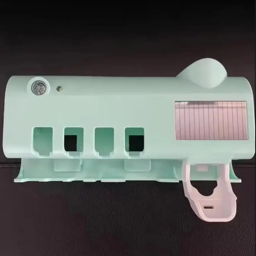 1PC bracket type automatic toothbrush and toothpaste dispenser set