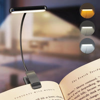 Portable Clip-On Book Light – 14 LEDs, USB Charging