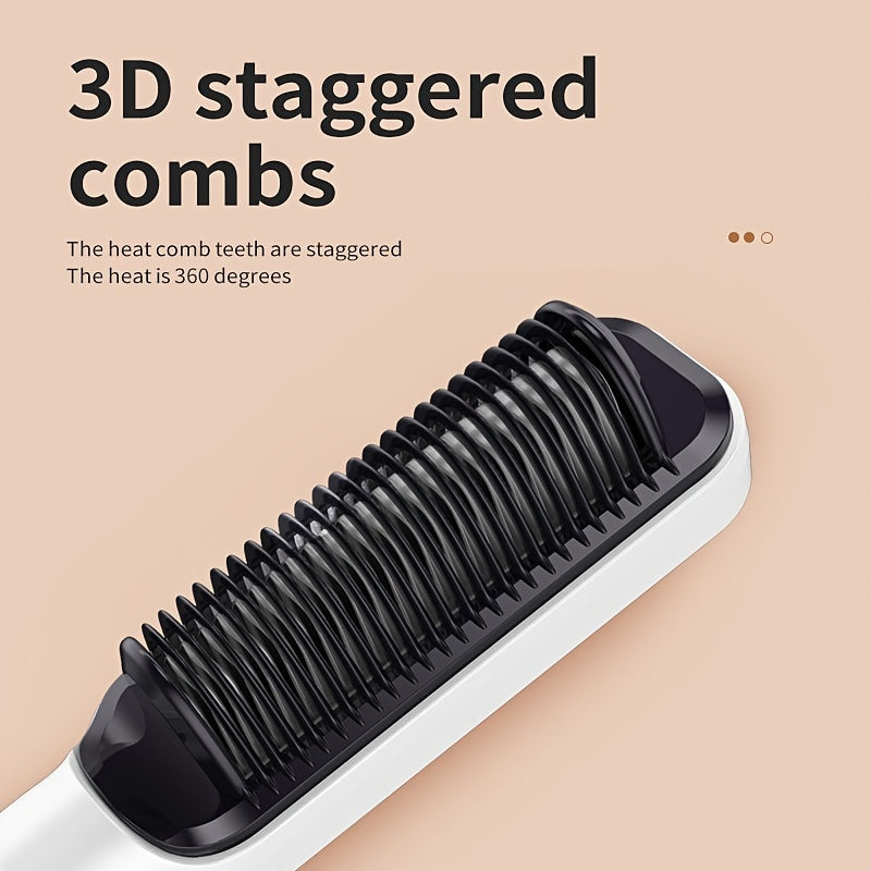 110V/220V Preheated Hair Straightening Comb