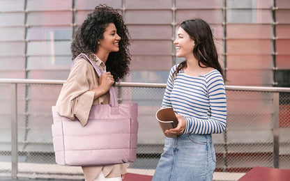 Loom Puffy Tote Bag