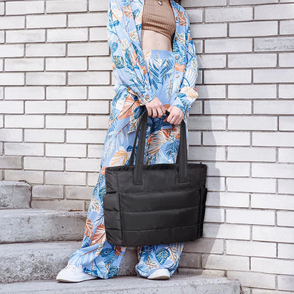 Loom Puffy Tote Bag