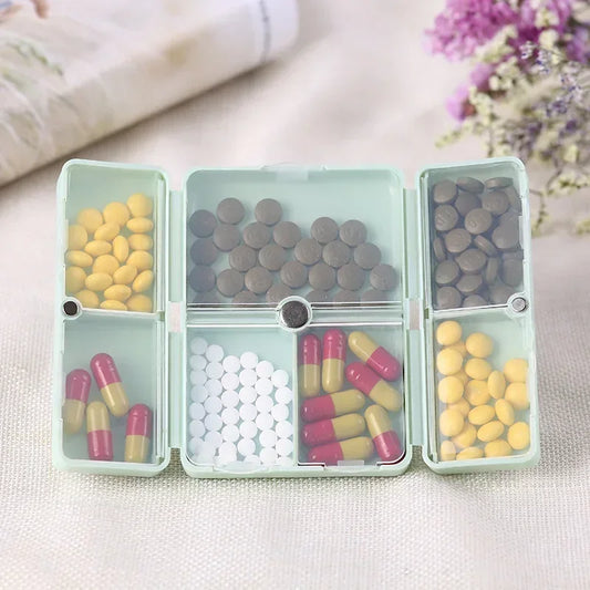 💊7 Compartments Portable Pill Case