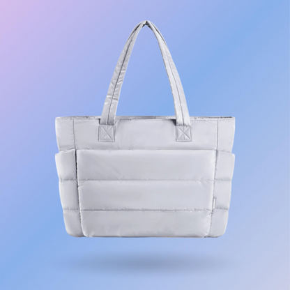 Loom Puffy Tote Bag